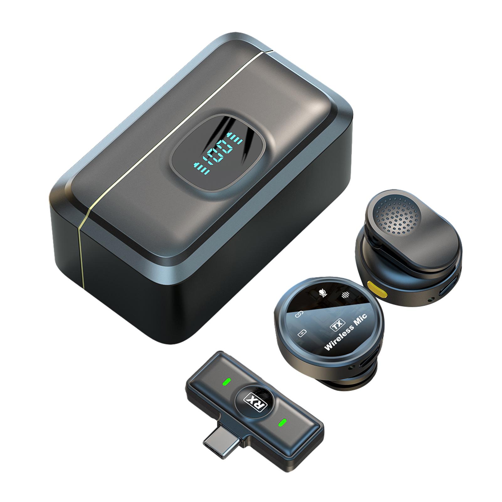 One-Trigger-Two 2,4G Drahtlose Mikrofon Magnetische Befestigung Clip Auf Mikrofon für Smartphone Type-C