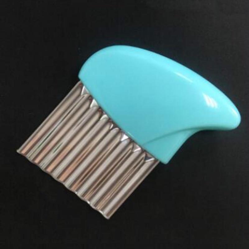 Kartoffelschneider, Pommes Frites, Chips, Schälmesser blau