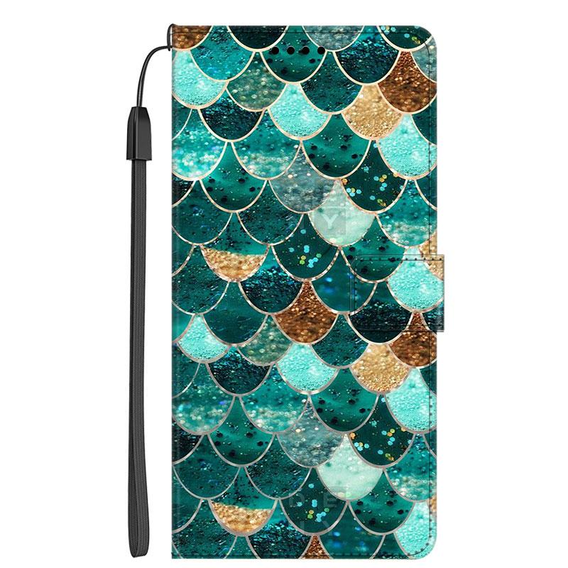 Leder Klapphülle Für Samsung Galaxy A37 A57 5G Handy Vollabdeckung Brieftasche Buch Funda Tasche Für Samsung A57 SamsungA57 Katze Wolf funda Samsung A37 5G