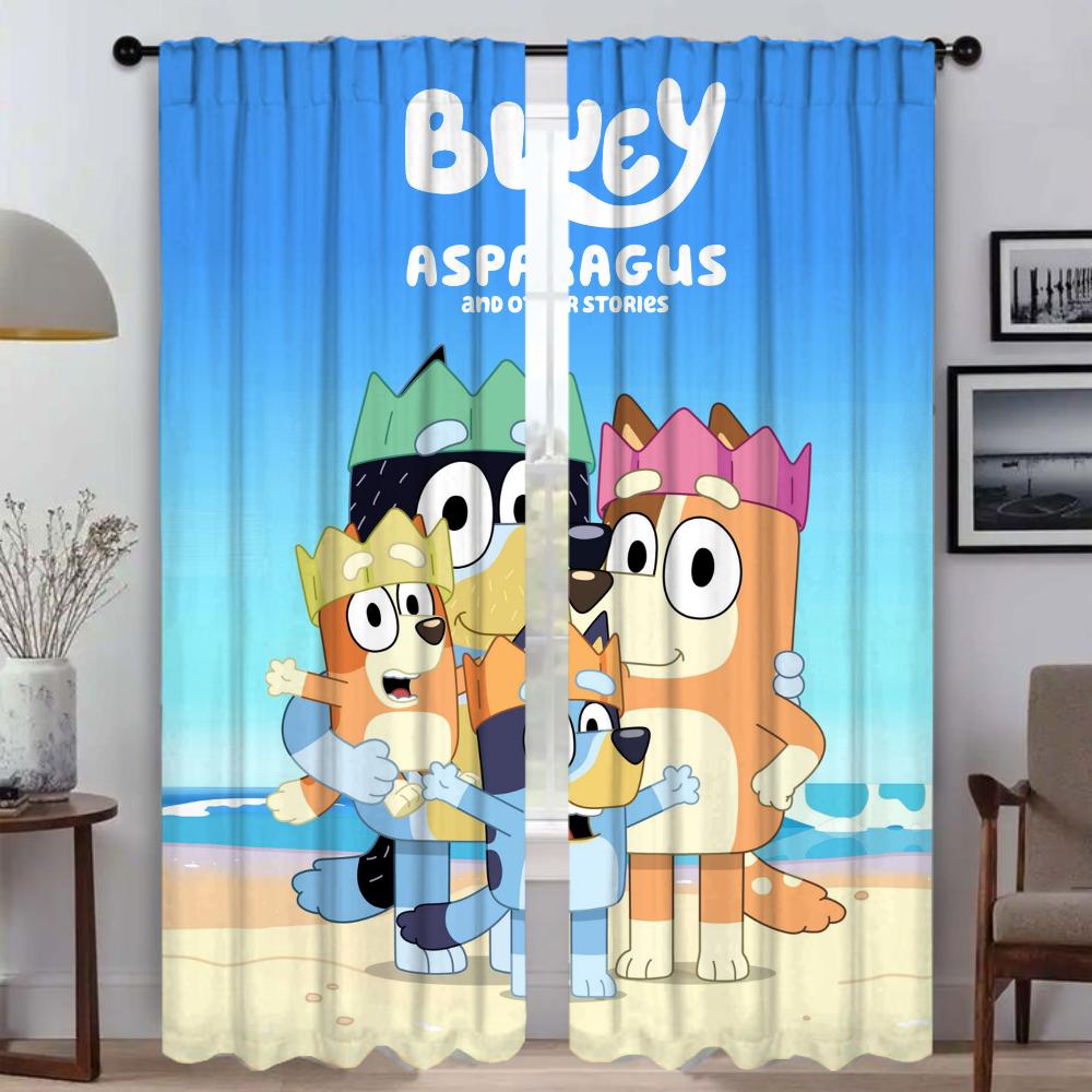 B-BlueyS Vorhänge Kinderzimmer Vorhänge für Schlafzimmer Jalousien Fenstervorhang Trennwand Schatten Halloween Dekoration Wohnzimmer Küche W50xH70cmx2pcs-CL