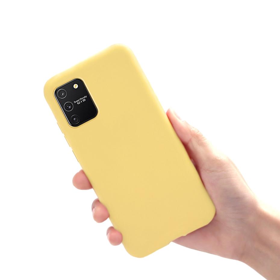 Hülle Für Samsung Galaxy S10 Lite Hülle Samsung Note 10 Lite Abdeckung Luxuriöse Weiche Silikon Rückseite Hülle Für Samsung S10 Lite Handyhülle Samsung Note 10 Lite gelb