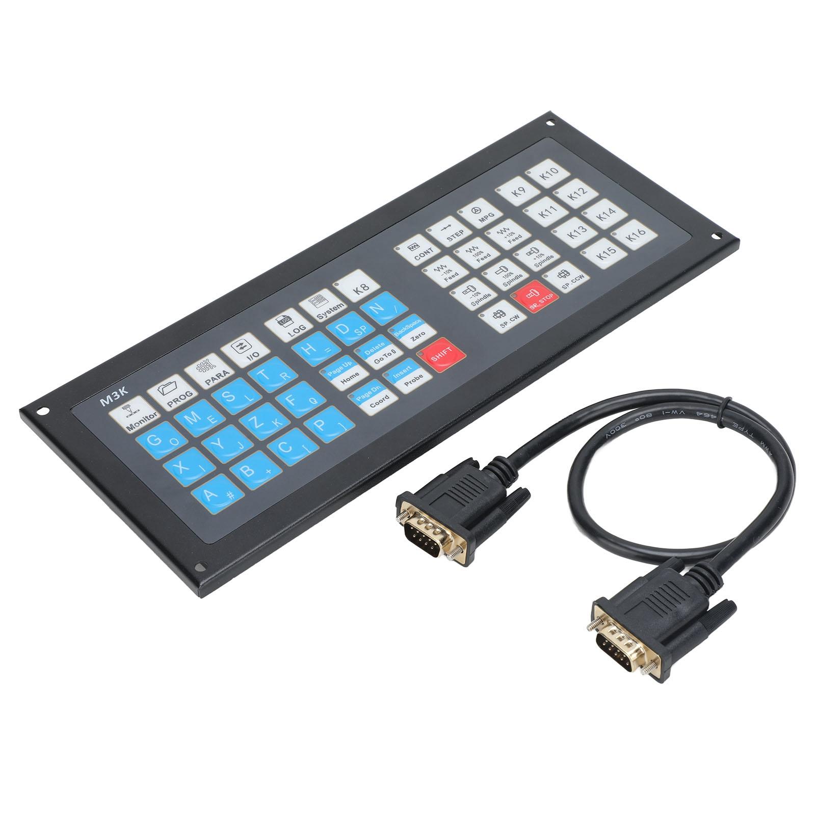 CNC-Controller-System-Tastatur-Erweiterungspanel mit Kabel für 3 4 5 Achsen CNC-Controller