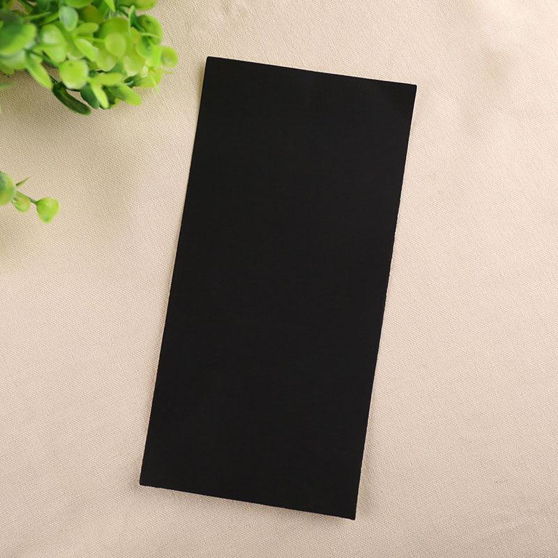 DIY selbstklebende Stoffaufkleber, frei geschnitten, Regenmantel, wasserdicht, Flicken, Jacke, Kleidung, Reparatur schwarz