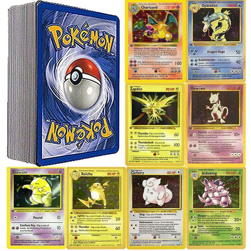 Neue Pokemon-Karten Shining VSTAR GX EX VMAX MEGA TAG TEAM Energietrainer Charizard Pikachu Seltenes Sammelkartenspiel Kinderspielzeug Geschenk 100PCS - 100GX