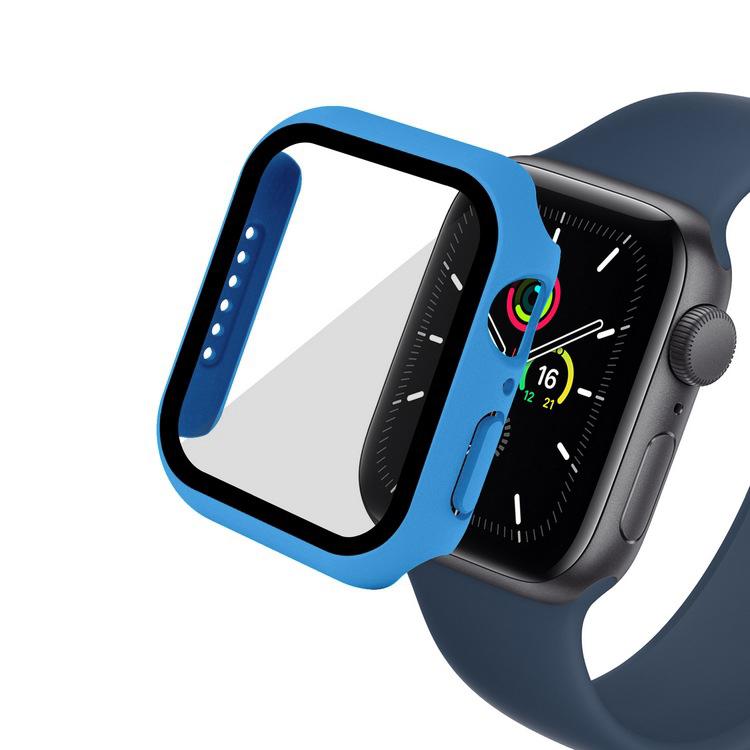 Glas+Abdeckung für Apple Watch Gehäuse Serie 44/40/41/45/42/38 mm iWatch Zubehör Displayschutzfolie Apple Watch 8 7 6 SE 5 3 45mm series 7 8