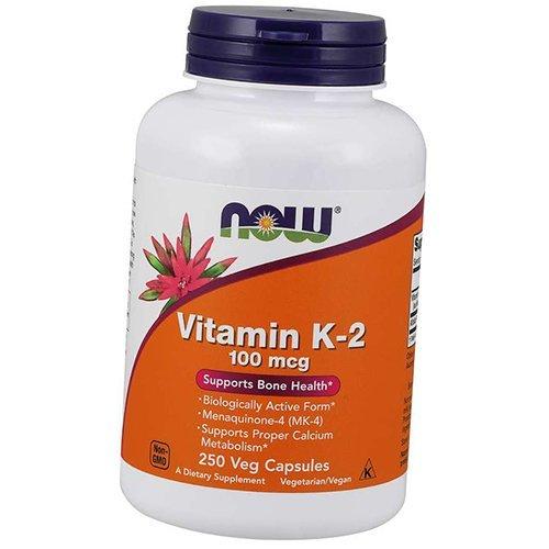 Vitamin K2, Vitamin K-2 100, Now Foods 250 vegetarische Kapseln (36128207) 250vcaps