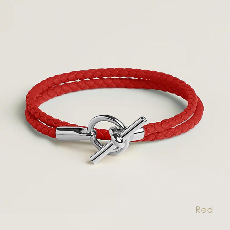 Klassische Leder-Doppellagen-Armbänder für Damen, Hochwertiges Armband, Modeschmuck für Paare, Geschenke, 11 Farben, Großhandel 16cm