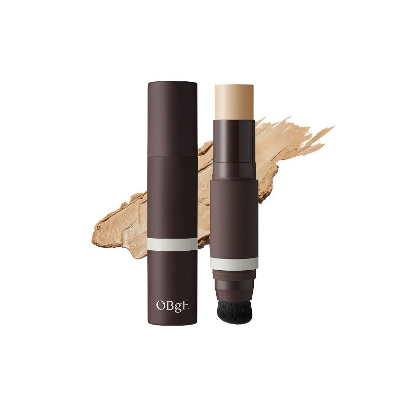 [OBGE] Natürlicher Abdeck-Foundation-Stick 13g (3 Farben) SPF50+ PA++++ All-in-One Porenverfeinernder & Abdeckender Stick für Männer 03 Sand
