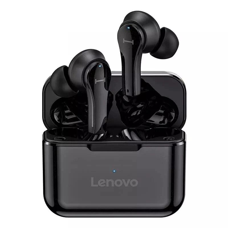 Lenovo QT82 TWS Bluetooth 5.0 Kopfhörer Kopfhörer Touch Control Stereo HD Anrufe Wasserdichter Sportkopfhörer schwarz
