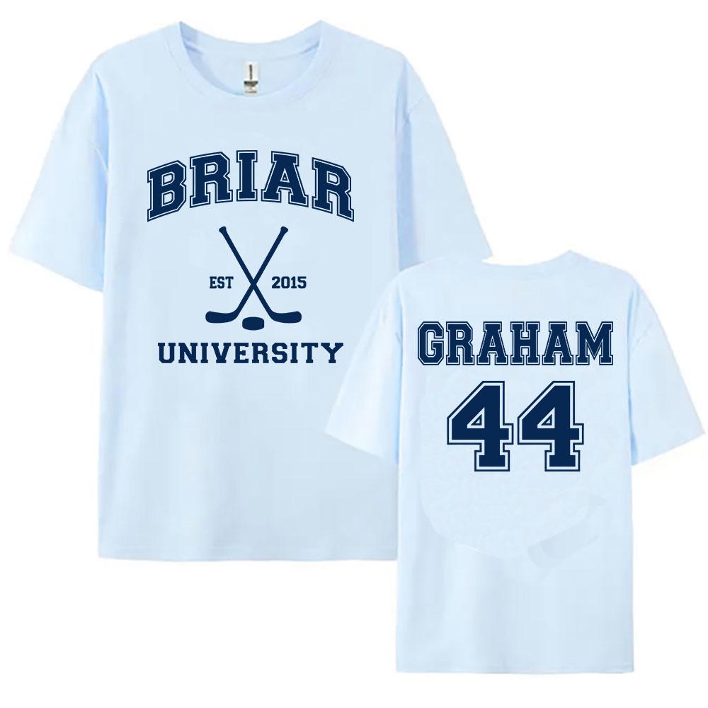 Graham 44 Print T-Shirts 22 Grafik T-Shirt Off Campus TV-Serie T-Shirt Sommer Baumwolle Bequem Damen-T-Shirts Mode Rundhals Unisex-T-Shirts XS