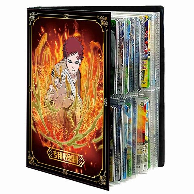 Anime Naruto Karten Album Buch Cartoon Anime Uzumaki Naruto Spiel Karte Ordner Geladen Liste Karte Sammlung Buch Kind Cool Spielzeug Geschenk