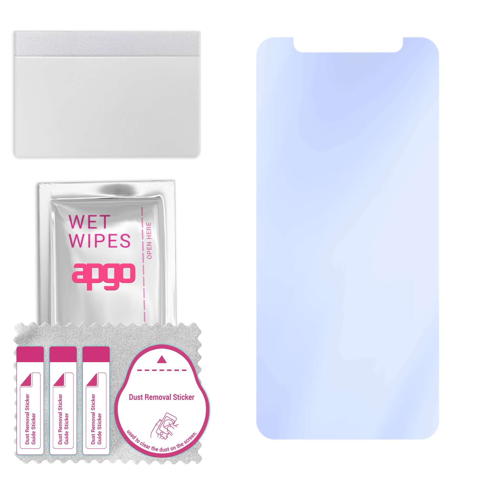 apgo Ultra-Clear 9H Hybrid protective glass compatible with Blackview BV5100 Pro, flexible nano glass, great replacement for tempered glass, scratch-r