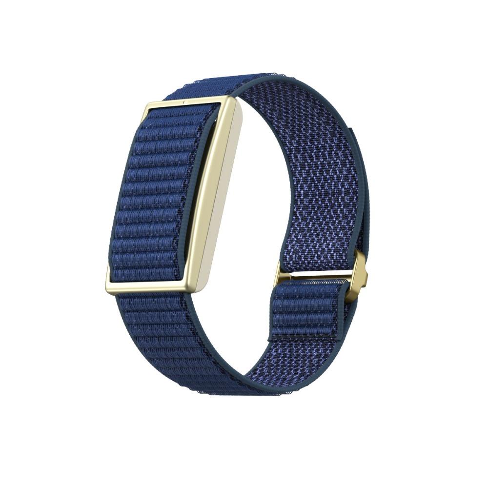 Schleifendesign Fitness-Tracker-Armband Verstellbares Ersatz-Armband für Polar Loop für Männer Frauen L blau