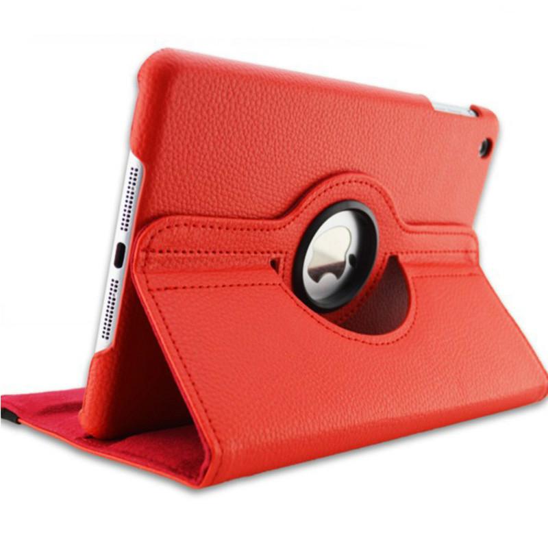 360 Grad drehbare Hülle für iPad Air 2 Air 1 9.7'' Smart Lederständer für iPad 9. Generation 10.2 Air4 Air5 2021 Hülle Funda For iPad 5 6(9.7) kadmium rote