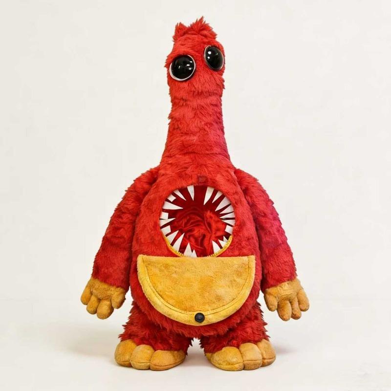 Poppy Playtime Kapitel 5 Prototyp 1006 Plüschtier Experiment 1006 Spinnen-Clown-Monster Weich gefüllt mit mechanischen Gliedmaßen für Fans Kinder Geburtstagsgeschenk 25cm rot