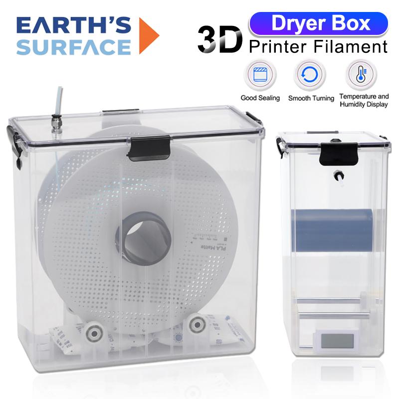 3D-Drucker Filament Trockenbox Aufbewahrung Heißluftheizung Aufbewahrung Druckmaterialhalter Feuchtigkeitsbeständig für Filamente Trockenbox 1pcs