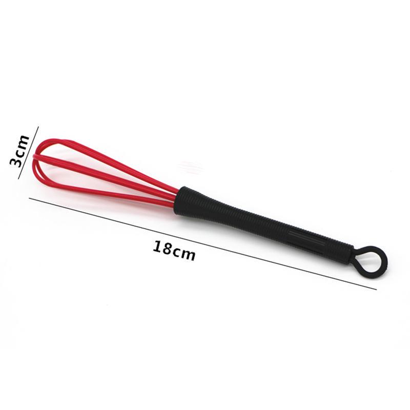 Bunte Salon Friseur Farbstoff Griff Schneebesen Ballon Peitsche Mixer Rührer Mixer rosa