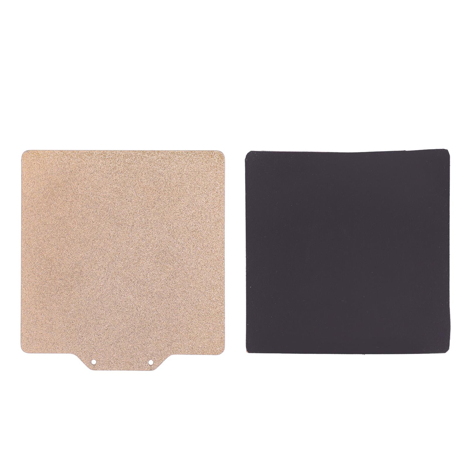 Flexible Federstahlplatte Doppelseitige PEI-Pulver Magnetplatte 3D-Drucker Bauplatte 125x125MM