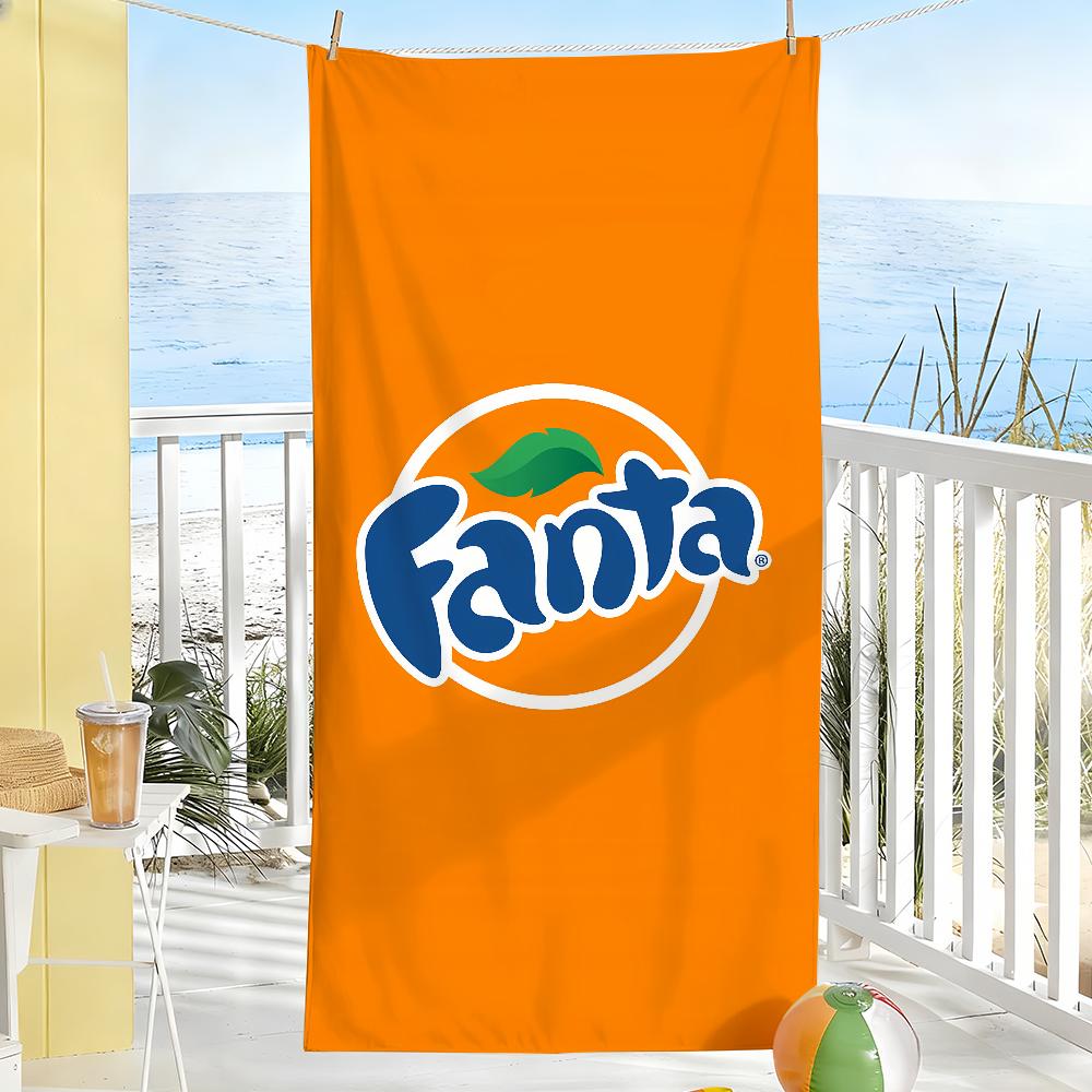 Mode Cooles Handtuch Weich Pool Geschenk Für Reise Fitnessstudio Dusche Camping Schnelltrocknend Sport F-Fanta-S Getränk Große Strandhandtücher W40*H60(CM)