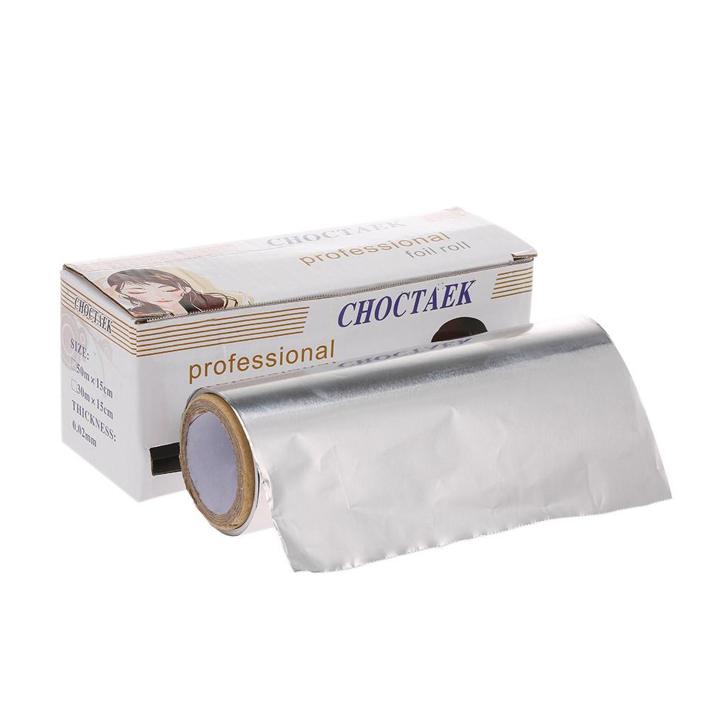 Aluminiumfolie für Haar-Dauerwellen-Tönung, Haar-Styling, Färbung, Highlight-Nagelkunst silber