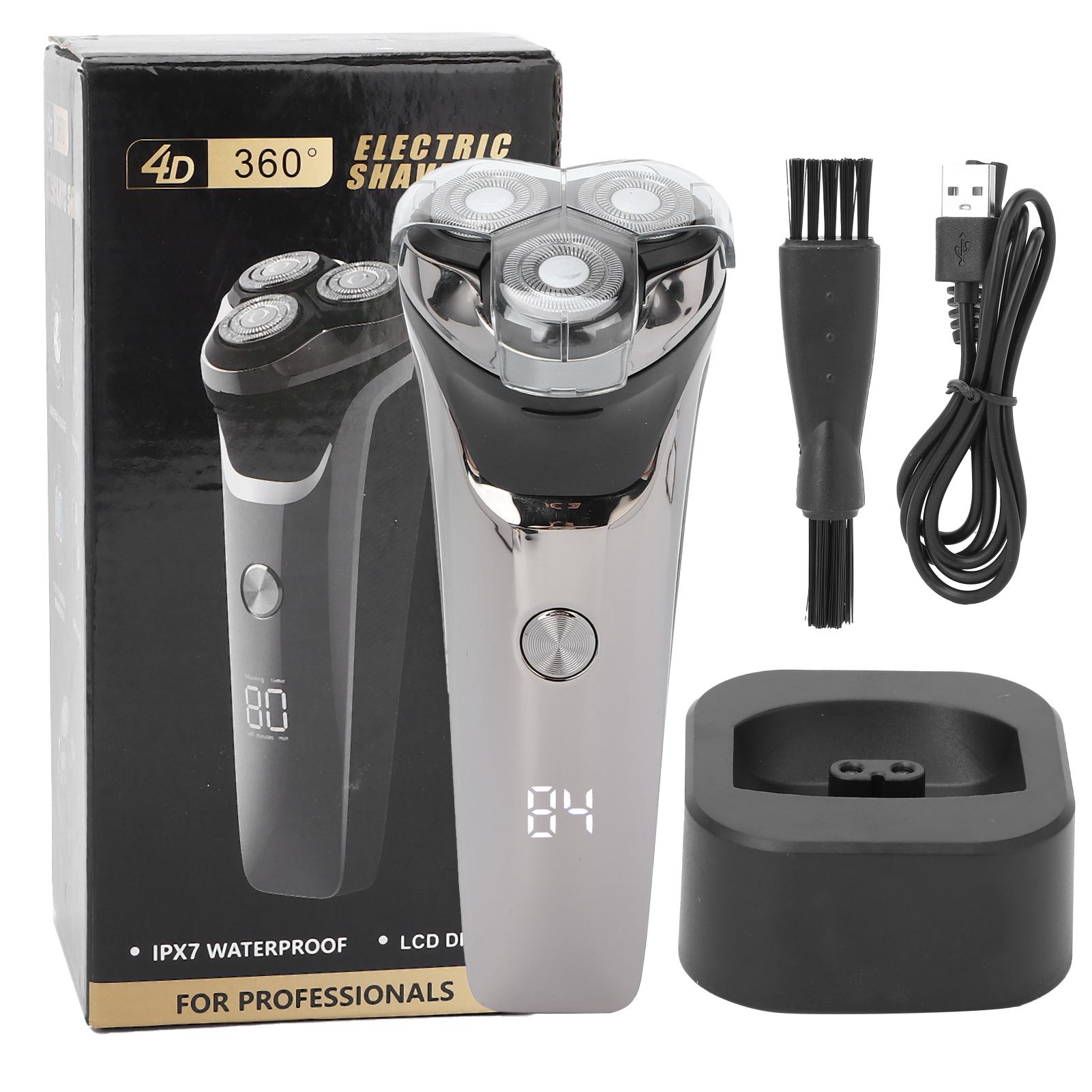 Elektrorasierer USB wiederaufladbar wasserdicht schwimmender Cutter Bartrasierer Trimmer 5W