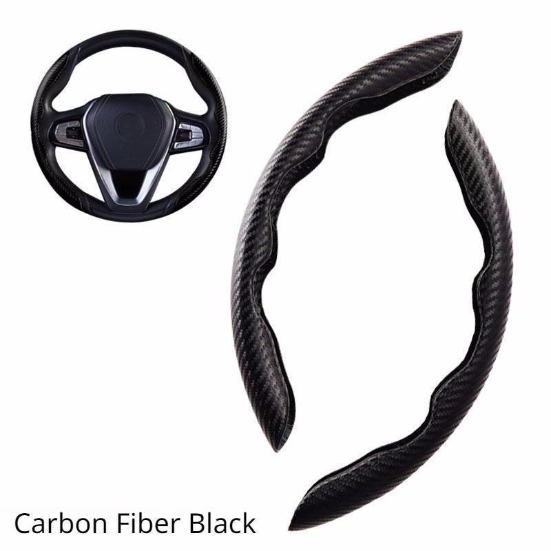 Carbon Fiber Wildleder Auto Teile Sicherheit Anti-Rutsch-Lenkrad Abdeckung Universal Auto Lenkrad Schutz für Auto Zubehör