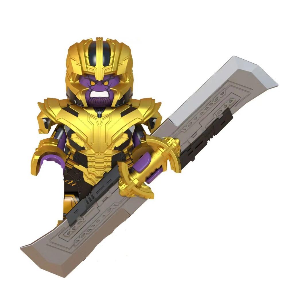 Marvel Mini Figur Geschenk Bausteine Spielzeug Kinder DIY Puzzle Zusammenbau Spielzeug Geburtstagsgeschenk Actionfigur MK85 schwarz