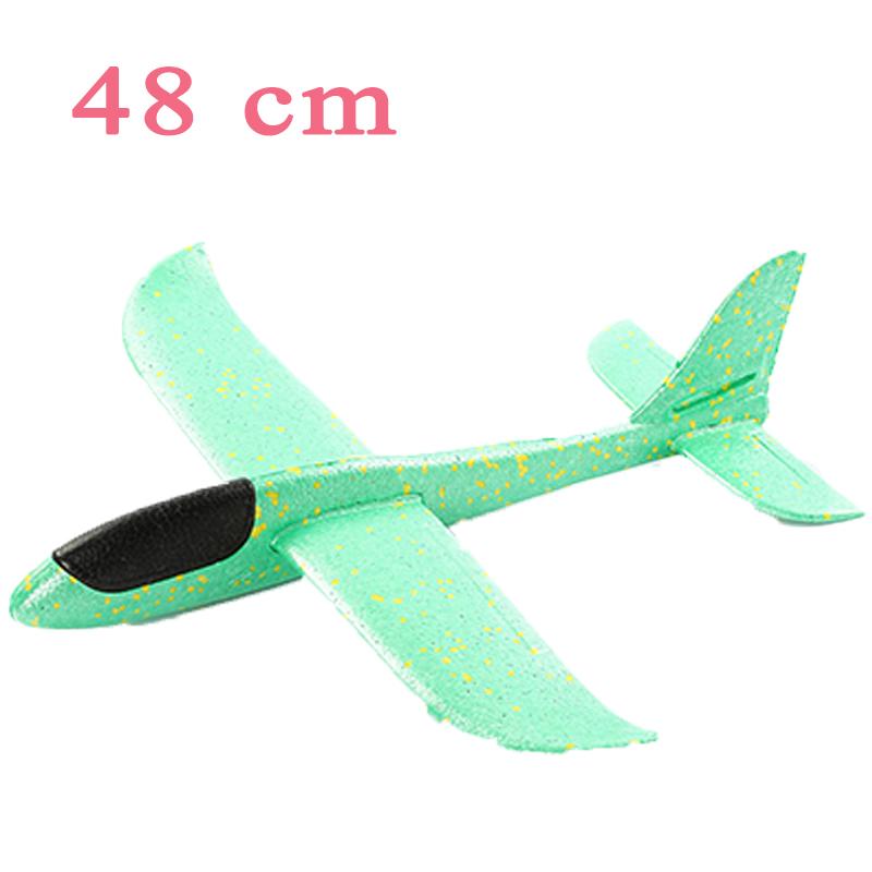 48 cm großes EVA-Schaum-Flugzeug-Spielzeug, Handwurf, Flug, Segelflugzeug, Flugzeug, DIY-Modell, Spielzeug, Werfen, Kreisverkehr, Flugzeug, Kindergeschenke