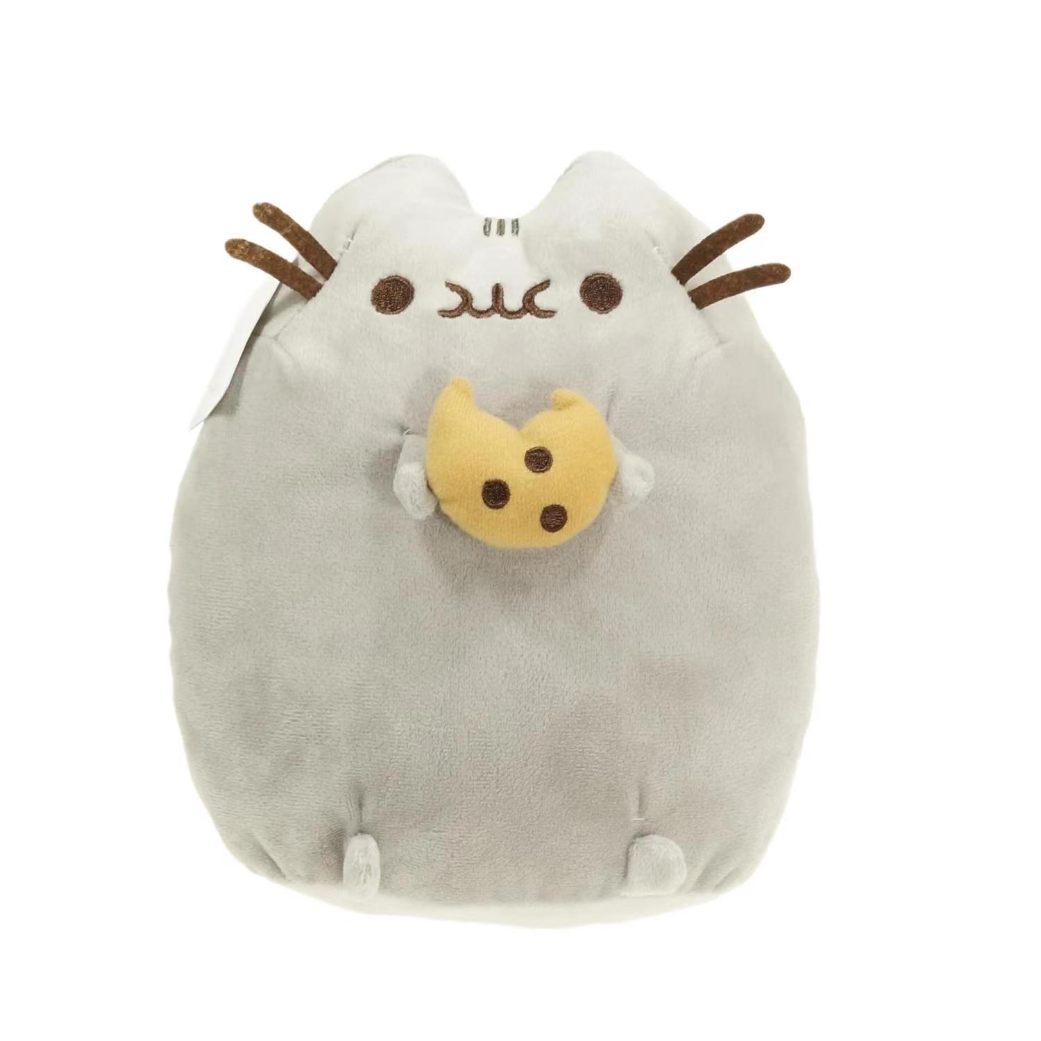 15CM Niedlich Simulierte Katze Puppe Plüsch Spielzeug Gefüllte Weiche Tier Plüsch weiß Grau Kätzchen Kissen Kinder Mädchen Geburtstag Geschenk Haustier spielzeug Deco schwarz