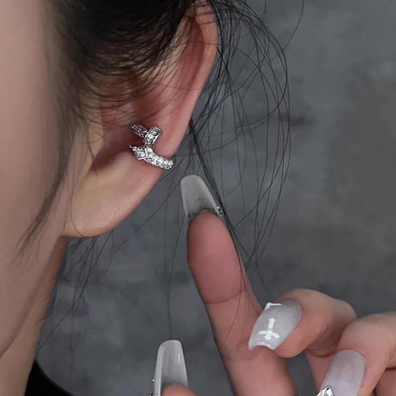 Temperament Ohrklemme Ohrringe Nicht-Piercing T-Typ Nagel Geometrischer Ohrclip Für Damen Herren Punk Party Schmuck Zubehör