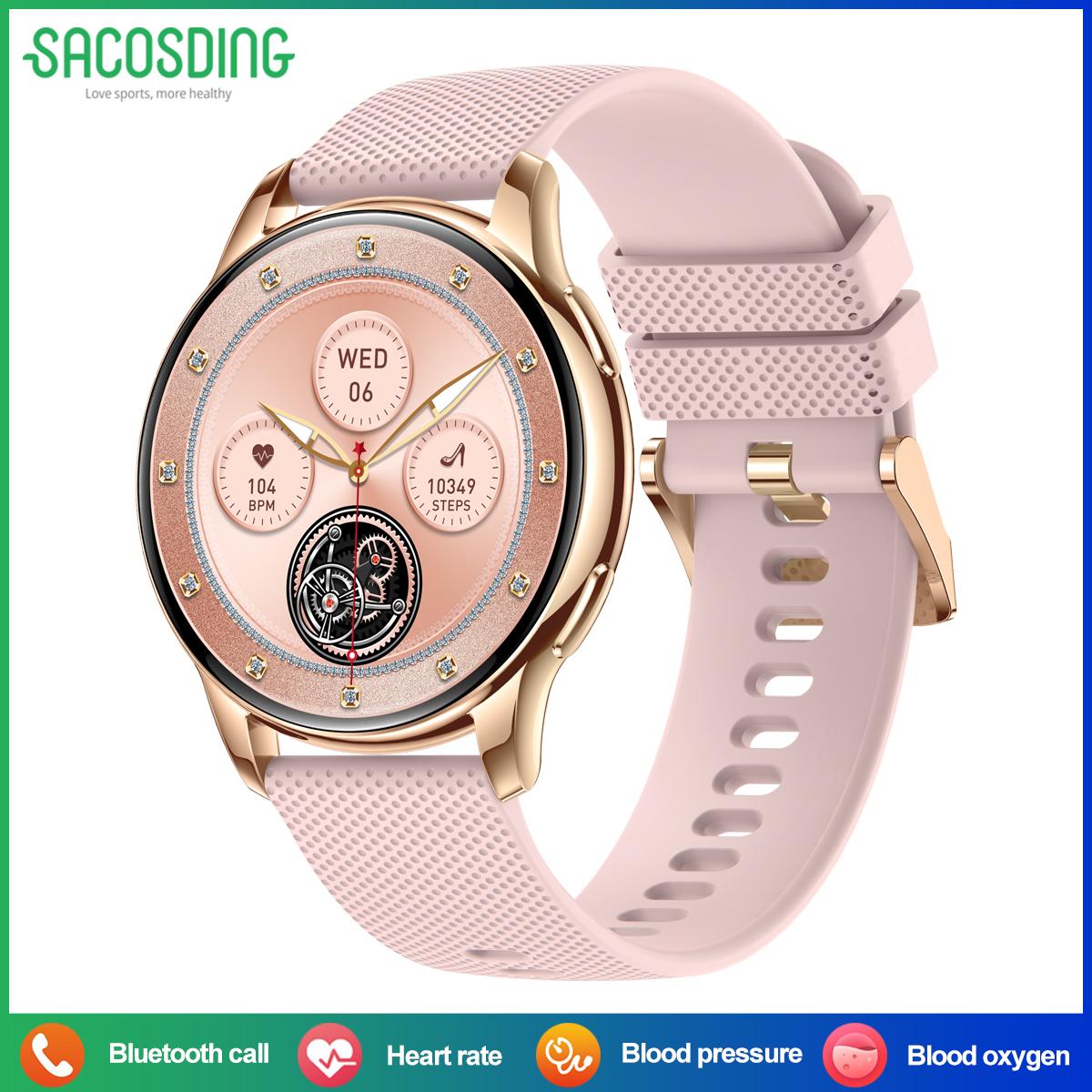 Für xiaomi Ultradünne Smartwatch Damen 1,32 AMOLED 466*466 HD Pixel Display Zeigt immer die Zeit an Anruferinnerung Smartwatch Damen