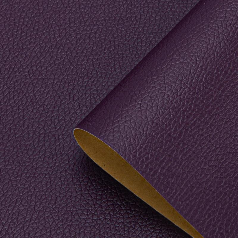 Selbstklebende PU-Leder-Sofa-Möbel DIY Reparatur Patch Auto Innenraum Motorrad Aufkleber Leder Patch Stoff 50*70cm dunkelviolette