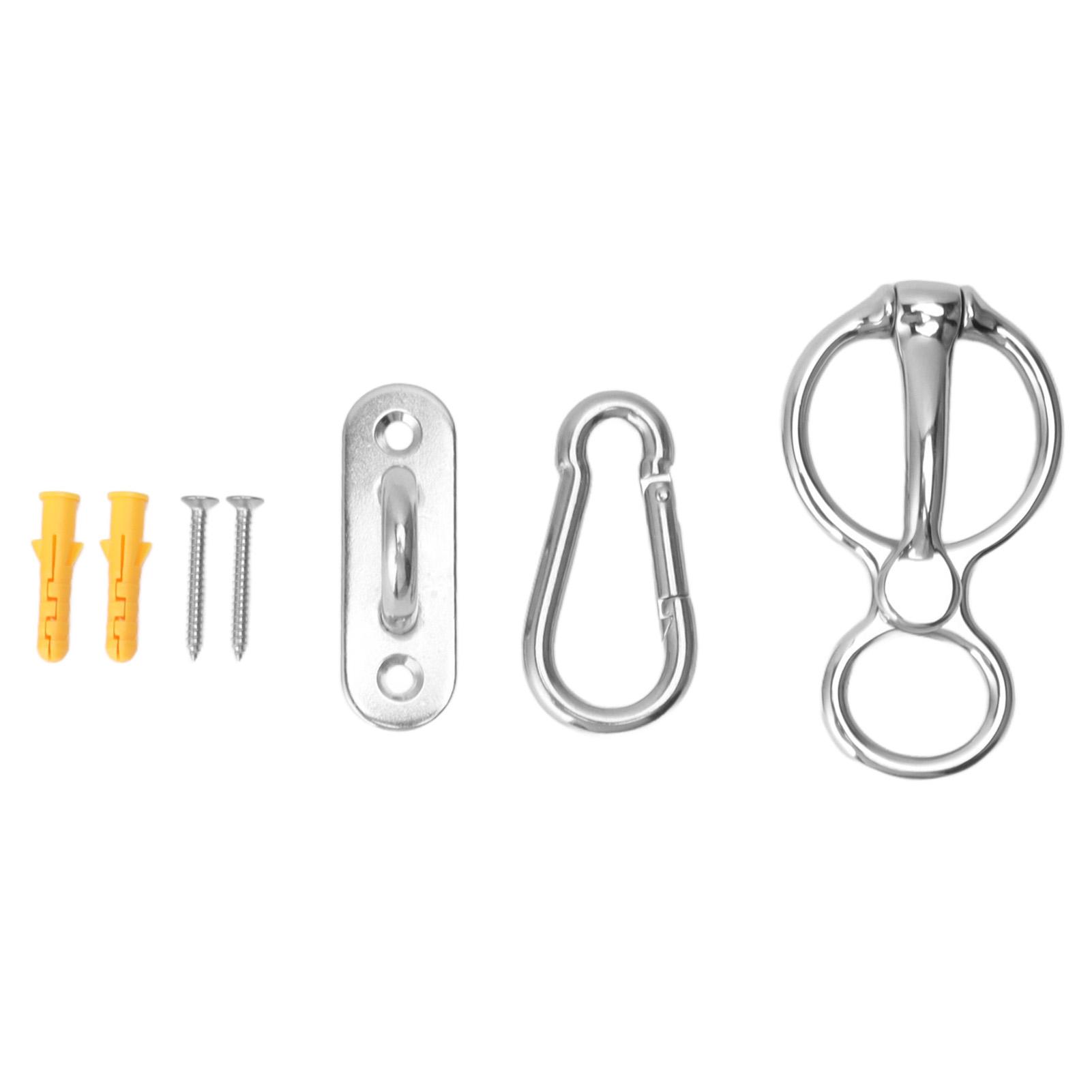 Pferde Anbindering Edelstahl Halbrundring Pferdetrainingsausrüstung Sicheres Pferdezubehör für