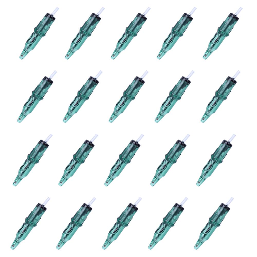 Tattoo-Kugelschreiber-Patrone, integrierter Bollpoint-Stift, Tattoo-Künstler-Malpraxis-Werkzeuge grün