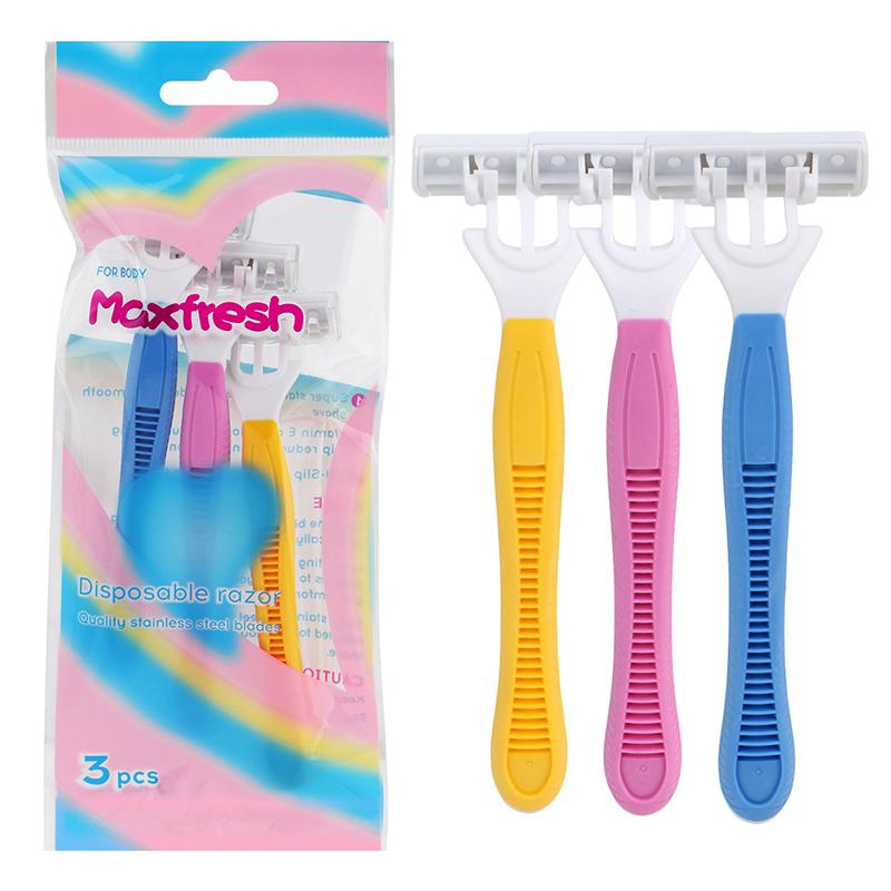 Einwegrasierer, dreischichtiger Klingenrasierer, manueller Rasierer, Außenhandelsbedarf, Rasierer, manueller Rasierer