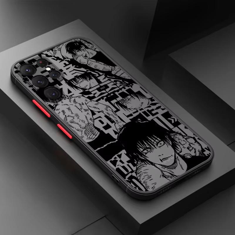 Anime Jujutsu Kaisen Toji Handyhülle Für iPhone 11 12 13 14 15 16 Pro Max XR X XS Mini 8 7 Plus SE Handyhülle Fundas Stoßfest iPhone 16