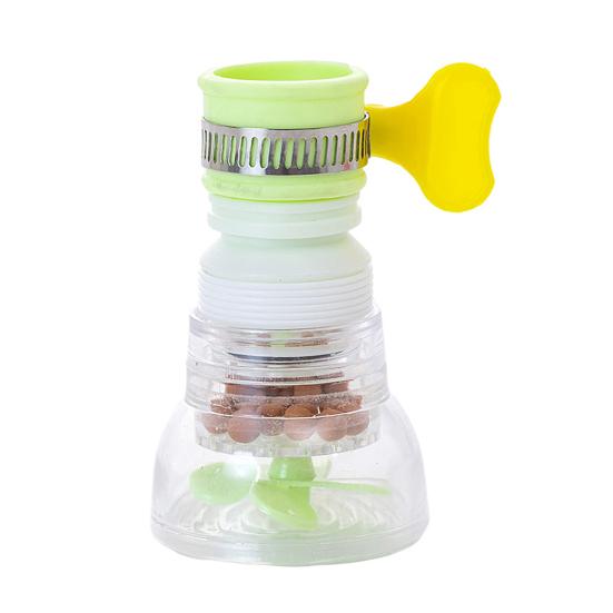 Neuer Wasserhahnfilter, spritzwassergeschützter Abfluss, robust, nützlich, Waschbecken, Wasserhahn, Düsenfilter, Küchenzubehör grün