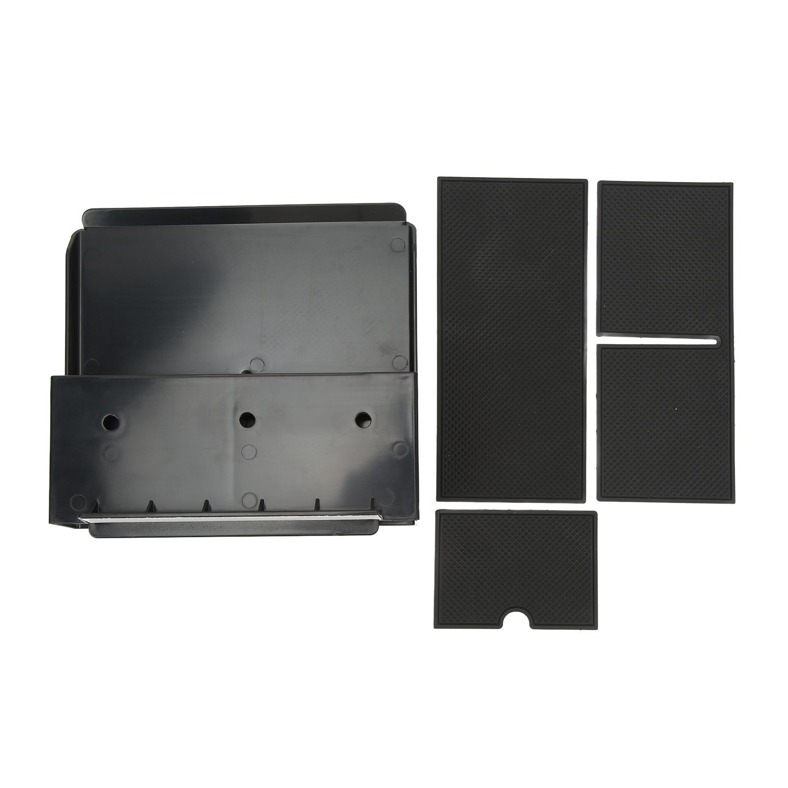 Center Console Organizer Aufbewahrungsbox Silikon ABS Handys Münzen Aufbewahrungsbox Ersatz für Tesla