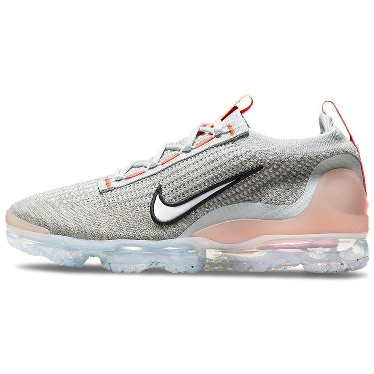 Nike Air VaporMax 2021 Flyknit Grey Fog Bright Mango Herren Sneaker Weiß Anthrazit Metallic-Silber DH4084-002 42