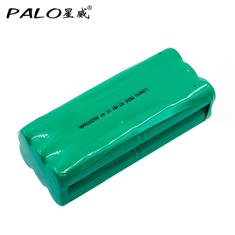 PALO Umweltfreundlicher Staubsauger-Roboter-Akku, 14,4 V, 2000 mAh, wiederaufladbarer Akku für LiberoV-M600/M606 v-botT270/271 blue