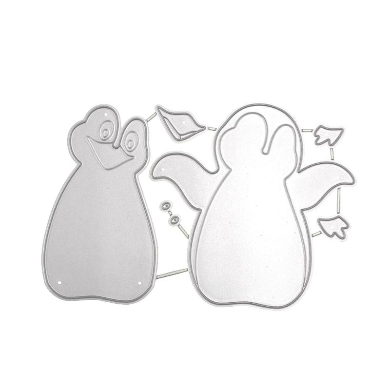 Pinguin Metall-Stanzformen Fotoalbum Dekoration Zubehör DIY Bastelbedarf für Journal Tagebuch Dekoration 1