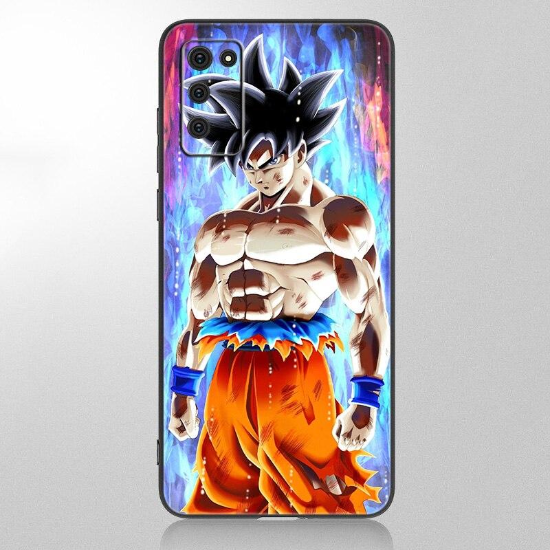 Anime Sohn Goku Ultra Instinct Schwarz Fall Für Samsung Galaxy A12 A02S A22 A32 A52 A72 A71 A51 A41 A31 A21 A11 a50 A70 A10S A20S Samsung A32 5G