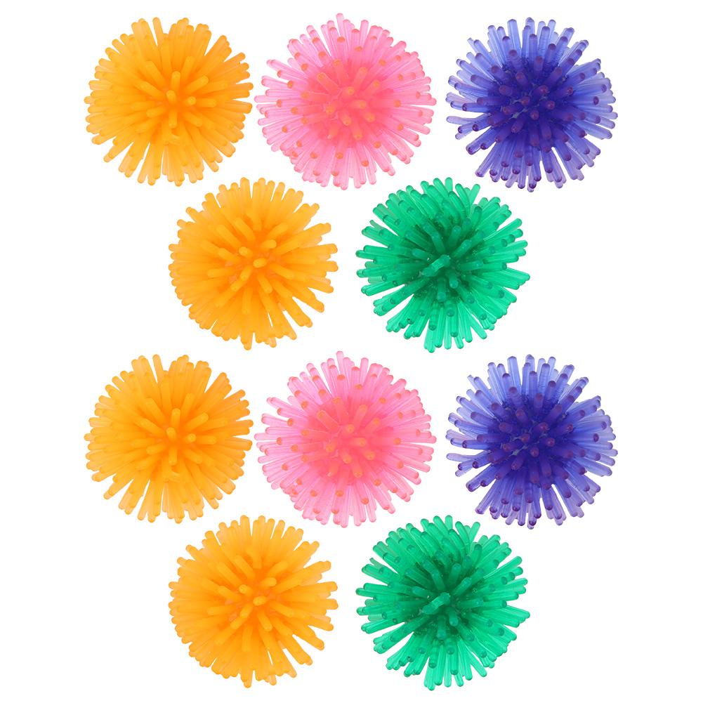 10 Stück Bunte Katzenspielzeug-Bälle Spielzeug Katzenspielzeug Haustierspielzeug
