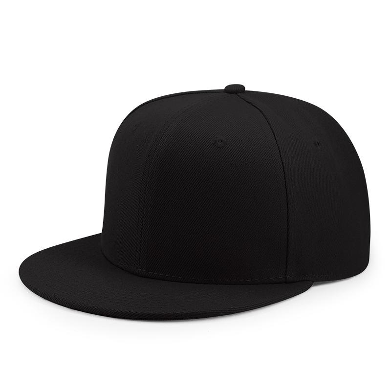 Übergroße Große Fitted Caps Big Bone Man Übergröße Blank Baseballcap Schlichte Geschlossene Sportmütze Herren Damen Flacher Schirm Einfarbige Mützen 60cm schwarz