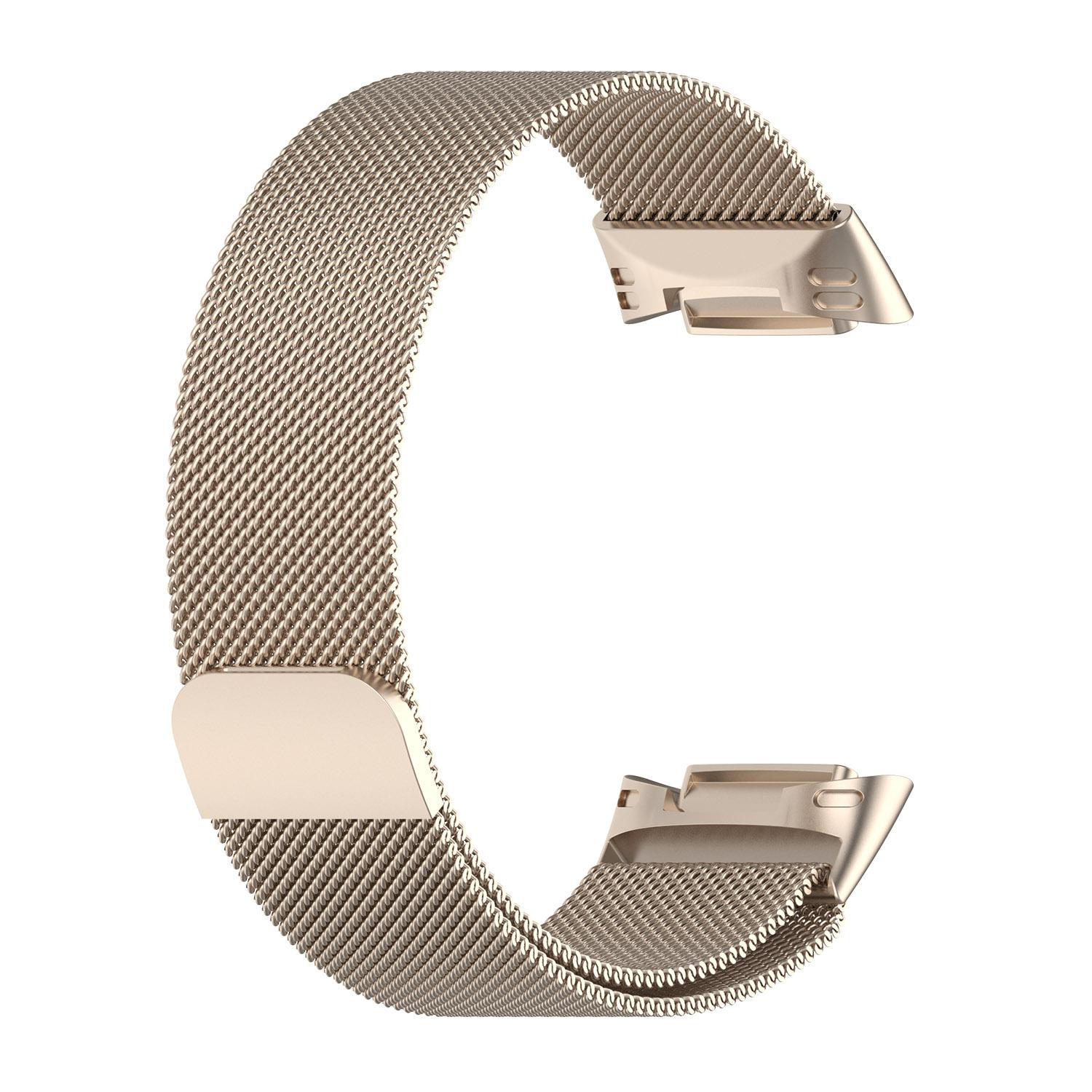 Milanaise-Schlaufe Für Fitbit Charge 6 5 Bandersatz Charge6 Armband Edelstahl Magnetarmband fitbit charge 5 Armband Fitbit Charge 5 gold