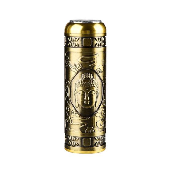 Rasierer, wiederaufladbar, leicht zu reinigen, 320 mAh, praktischer waschbarer Mini-Elektrorasierer für die Gesichtsreinigung Buddha messing antik