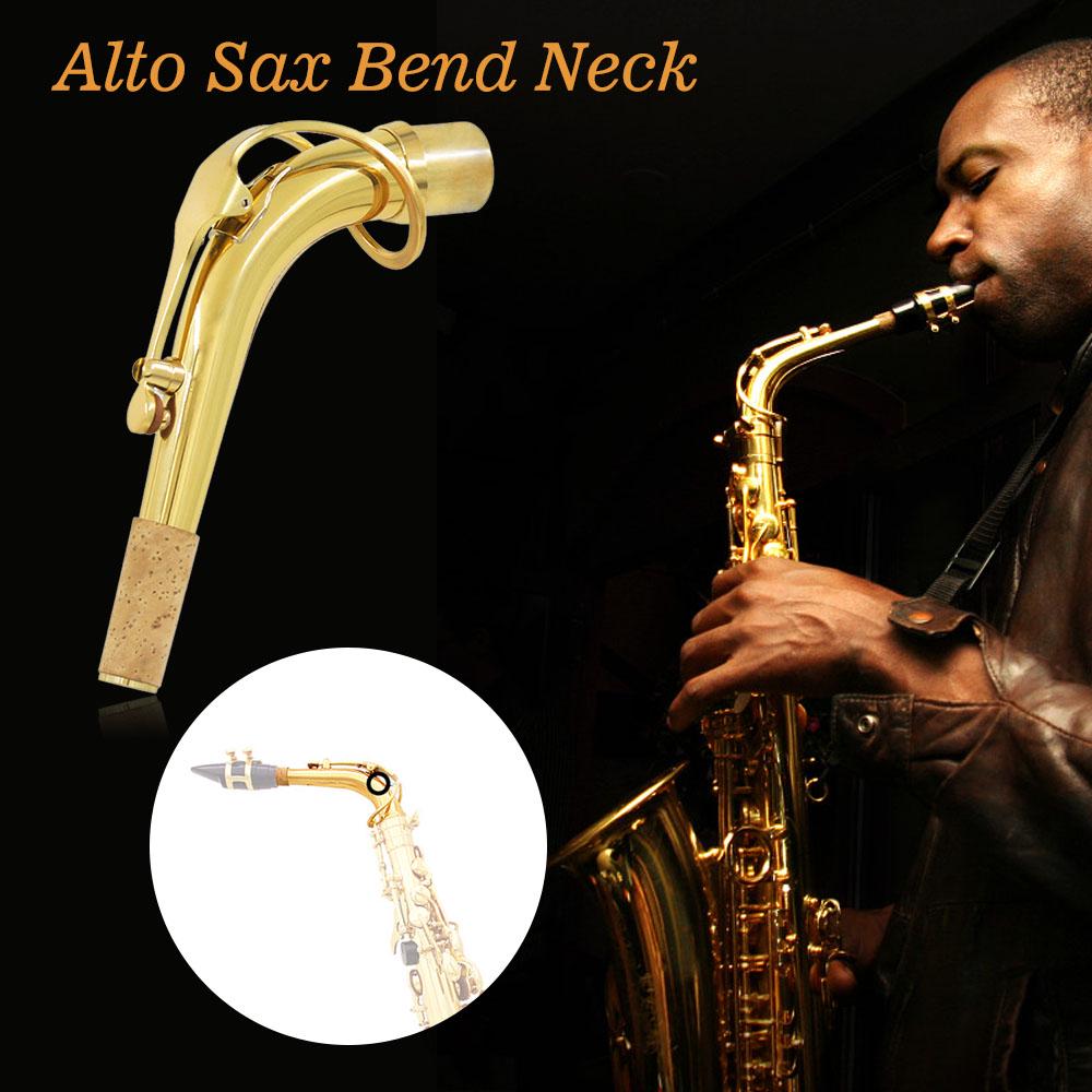 Altsaxophon Sax Bend Neck Messing 24,5 mm mit Korkfett Saxophon