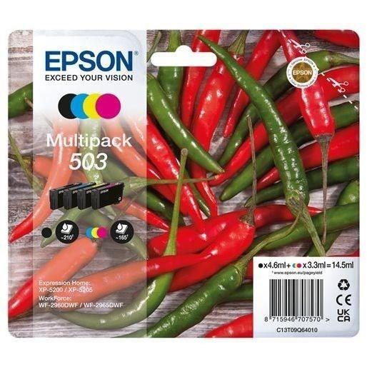 Druckertinte - EPSON - 503 502 Fernglas C13T09Q64010 - Cyan, Magenta, Gelb, Schwarz - 4er-Pack - 14,5ml