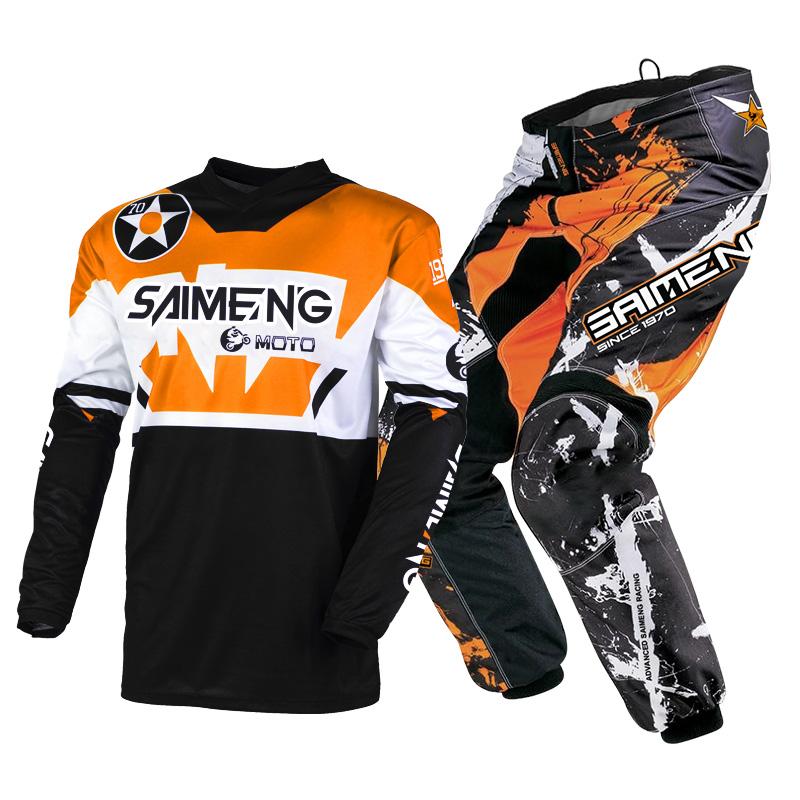 Motocross-Ausrüstungsset für Kinder 4 5 6 7 8 9 10 11 12 13 Jahre Jugend Kind Motorrad Junge Mädchen Jersey Hose Kits Rennanzug Offroad Enduro MX MTB L-24