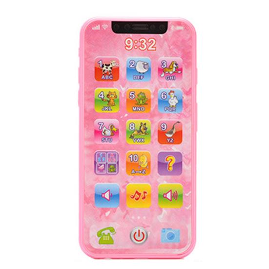 Kinder Mobiltelefon Handy Touchscreen Musik Licht Bildung Kinderspielzeug rosa